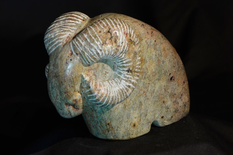 Soapstone bighorn sheep