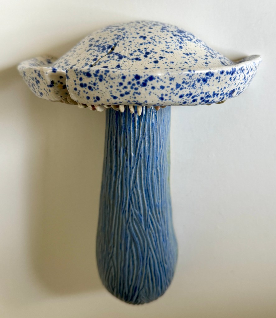 Ceramic Wall Mushroom #1