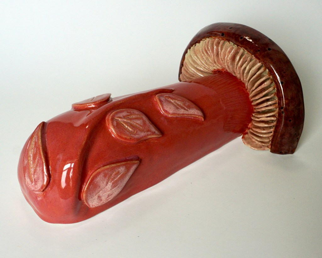 Ceramic Wall Mushroom #4