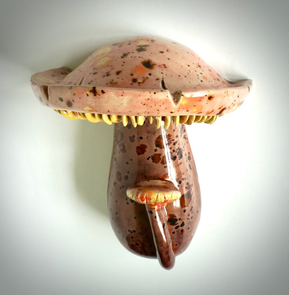 Glazed Wall Mushroom #12