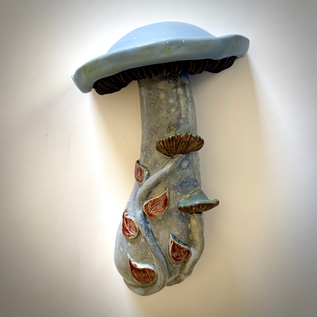 Ceramic Wall Mushroom #25