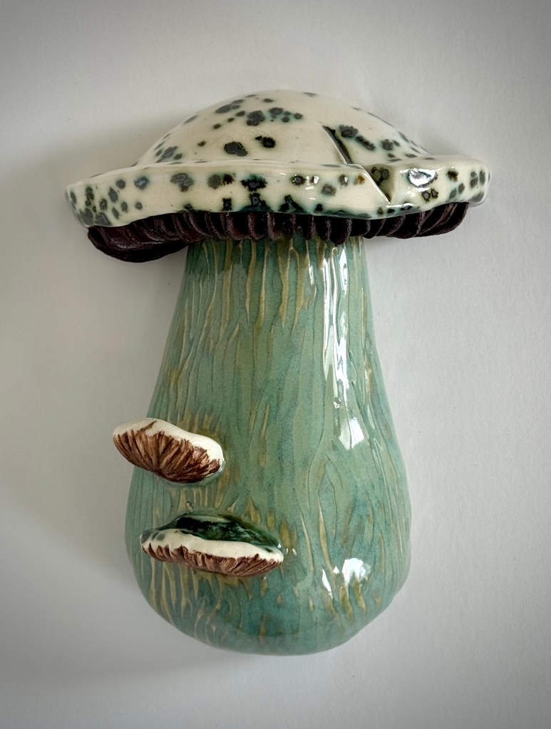 Ceramic Wall Mushroom # 29